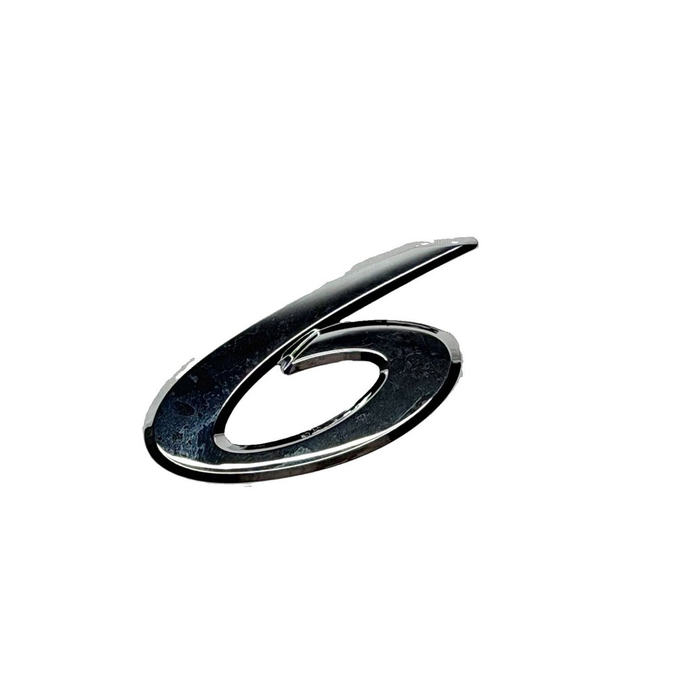OEM NEW 2009-12 Mazda 6 Rear Nameplate 6 Emblem Badge Nameplate GS3L-51-721 NOS